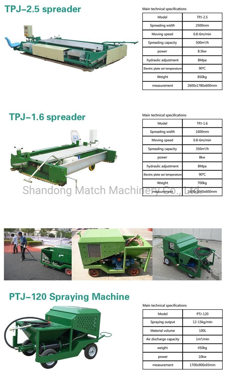 Automatic Rubber Track Paver/Rubber Runway Paver/Playground Rubber Paver