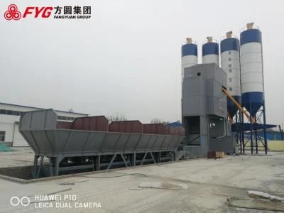 High Quality 120cbm Skip Loading Modular Concrete Mixing Plant Machinery