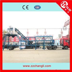 CE Certificate Trailer Concrete Mixing Plant (YHZS35)