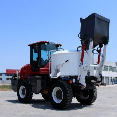 Mobile Concrete Crawler Mixer Self Load 1 M3