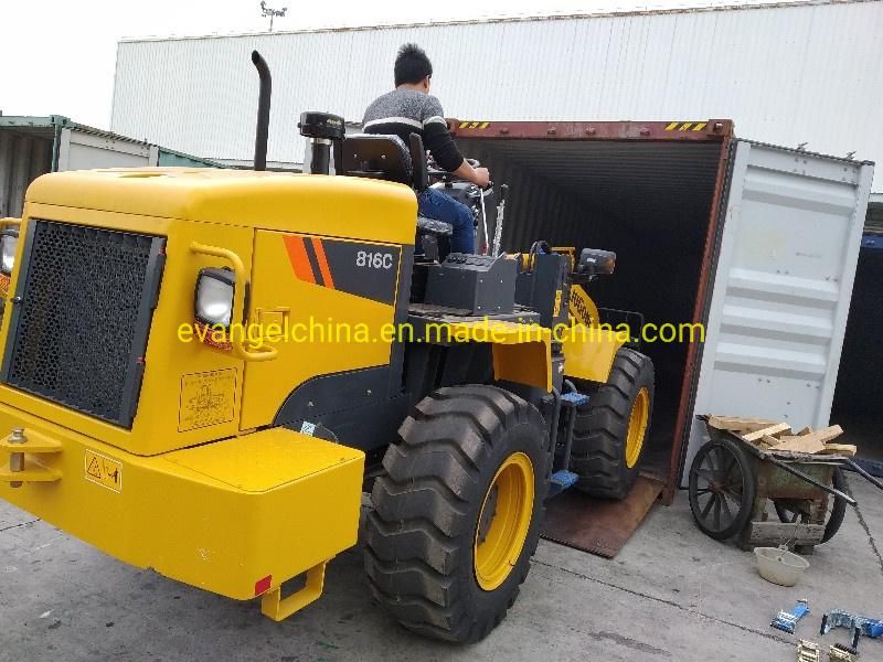Liugong 1 Ton Small Wheel Loader Clg816c/816/816c