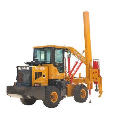Guardrail Foundation Pile Driver Screw Photovoltaic Pile Driver Handheld Hydraulic Pile Driver for Highway