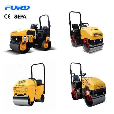 Ride on Hydraulic Double Drum Road Roller Compactor Fyl-860