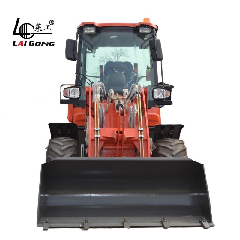 Lgcm Multi-Function Articulated/Diesel Engine Small Wheel Loader with Quick Hitch for Farm Works/Agricultural