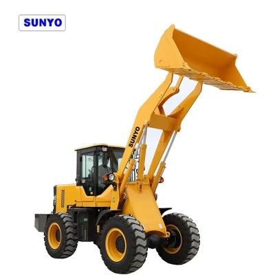 T939L Model Sunyo Brand Wheel Loader as Mini Excavator, Skid Steer Loader.