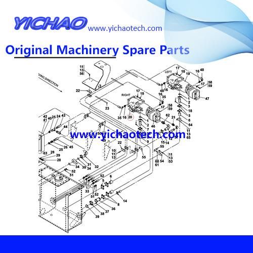Original Kalmar Reach Stacker Spare Part Hydraulic Pump 923141.0042