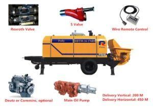 Pully Manufacture Hbt60.13.90s Electric Portable Cement Pump