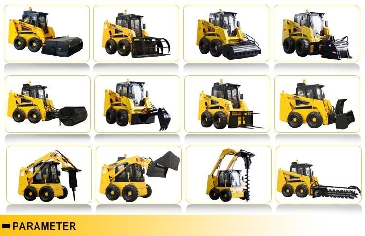 Variously Styles Powerful Angle Broom for Skid Steer Loader