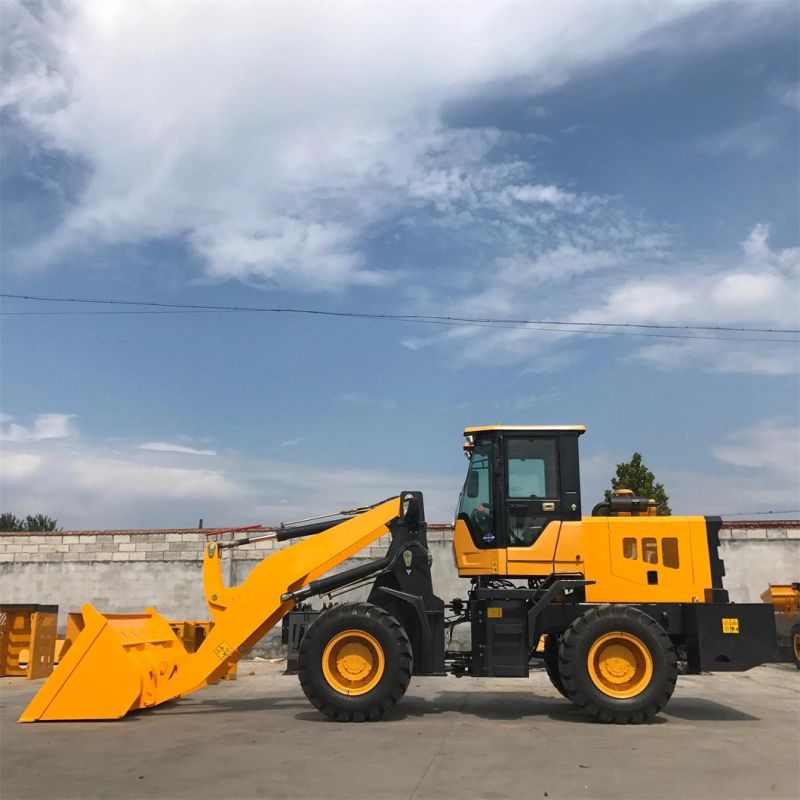 Walker-940 4WD Small Wheel Loader Diesel Mini Loader Skid Steer Loader 1.2 Ton Forklift Backhoe Front Loader