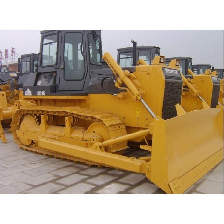 Construction Machinery Shantui 220HP Caterpillar Crawler Used Bulldozer Tractor Good Condition