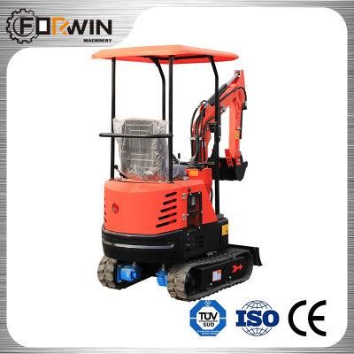 Small Micro Digger Machinery Hydraulic Excavators Crawler Mini Excavator 1t Fw10A EPA with Yanmar Engine Factory Cheaper Price with ISO CE