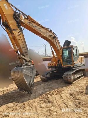 Used Mini Medium Backhoe Excavator Hyundai R215-9c Construction Machine Second-Hand
