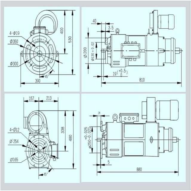 Tower Crane L-05 Bellow for 185nm Trolley Motor