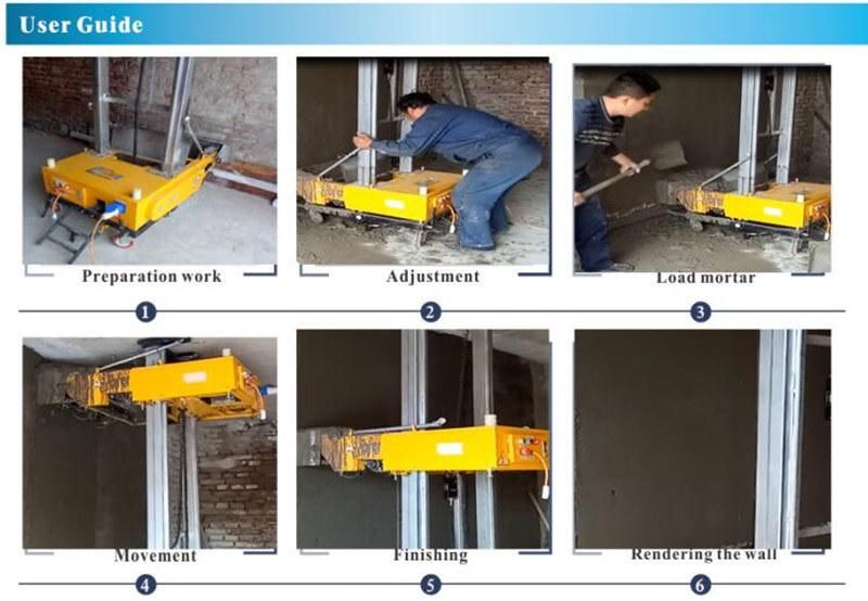 Automatic Cement Mortar Wall Plastering Machine