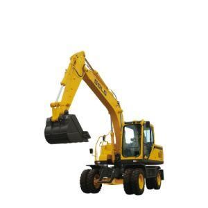 1.5ton Wheel Loader Mini Micro Hydraulic Excavator Wheel Digger with Rubber Track for Home Garden
