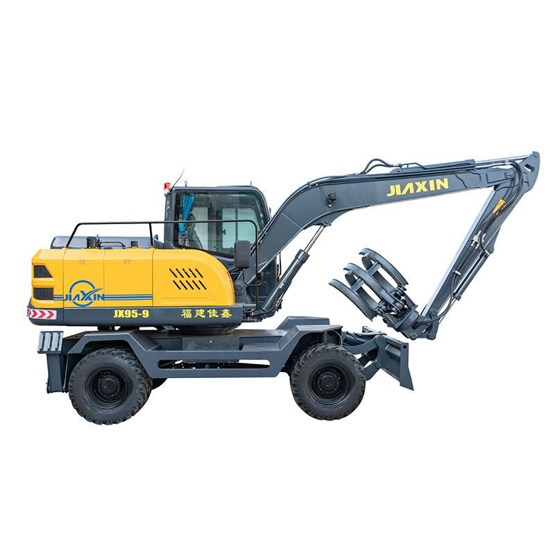 9 Tons Hot Sell Good Price Construction Equipment Wheel Excavator