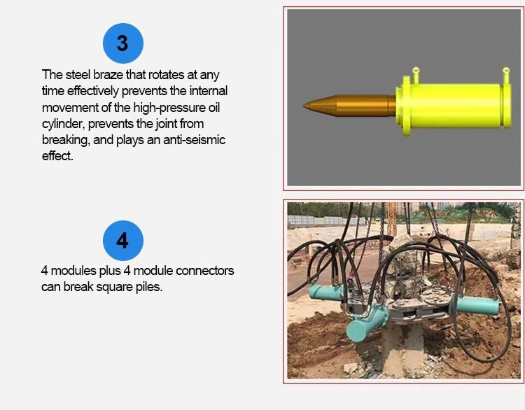 Low Price Concrete Pile Breaker for Excavator