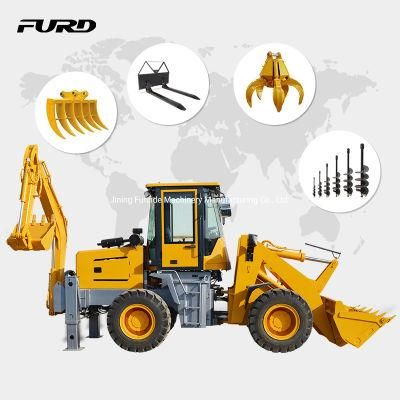 Multifunction Small Wheel Tractor Excavator Digger Backhoe Loader for Sale