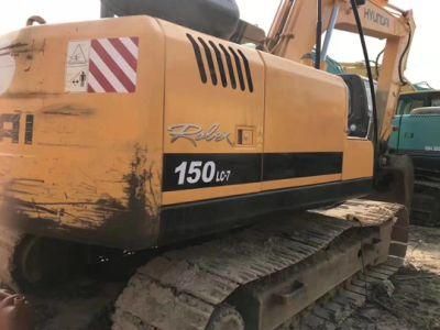 Used Hydraulic Excavator Hyundai R150LC-7/R210-5D/R215-7/R215-9 Excavator Low Price High Quality