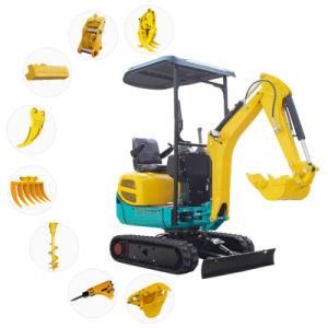 Garden/Agriculture Mini Bucket Small Digger Mini Excavator 0.8ton 1.0ton Small Bagger Hot Sale with CE Certificate