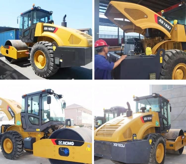 XCMG Xs163j Roller Compactor 16 Ton Road Roller Machine