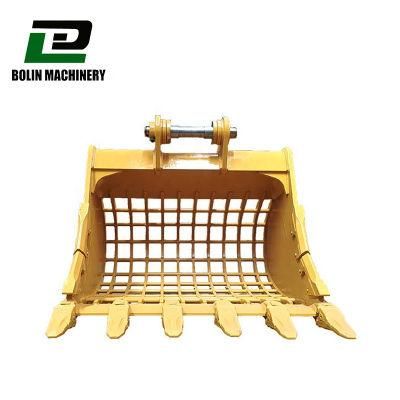 Heavy Duty Excavator Rock Bucket Sieve Skeleton Bucket for Kubota/Daewoo/Hyundai/Kato/Doosan/XCMG