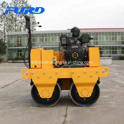 550kg Double Drum Walk Behind Vibratory Roller Compactor