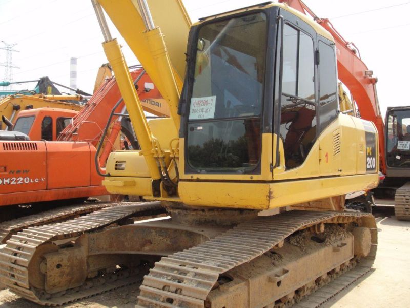 Japan Made Used Komatsu PC200-7 Crawler Type Excavator PC200 PC220