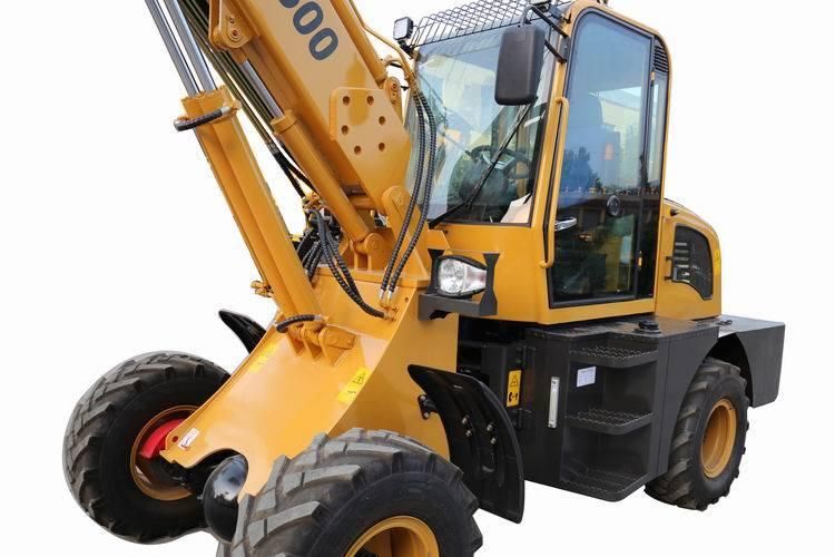 1.5 2 Ton Cheap Telescopic Boom Mini Wheel Loader Machine