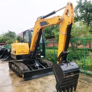 6 Tons Construction Machinery Top Performance Model Small Crawler Excavator