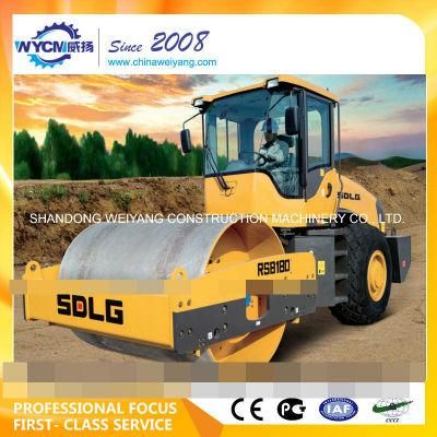 Top Brand Sdlg RS8180 Road Roller Fro Sale, Single Drum Vibration, Operating Weight 18t