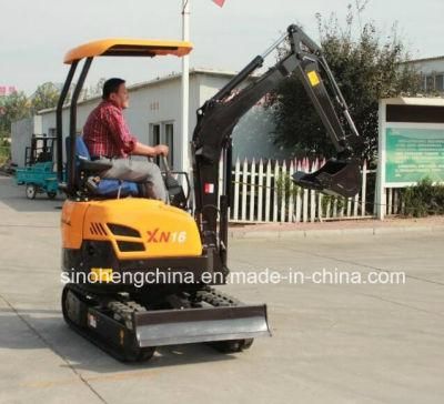 Mini Hydraulic Crawler Excavator with Ce Xn16