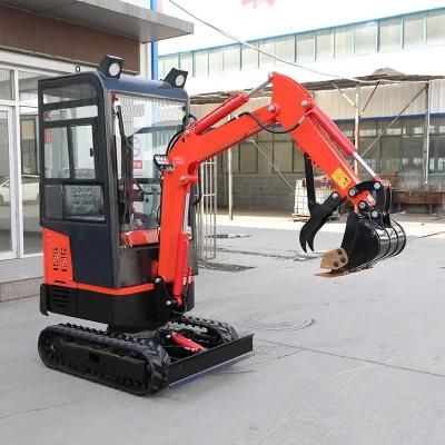 Hydraulic Mini Excavator Small Excavator with Cabin or Roof