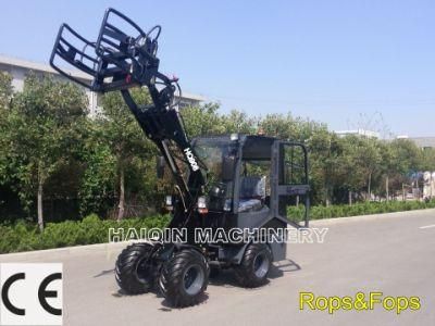 Haiqin Brand Ce Approved Mini Loader (HQ908) with Rops&Fops