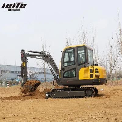 Factory Wholesale Hydraulic 5 Ton Mini Digger Small Excavator Cheap Price Mini Excavator with Cabin