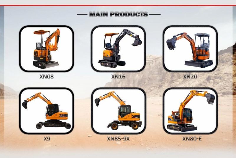 Rhinoceros Mini Excavator Xn20, Mini Crawler Excavators