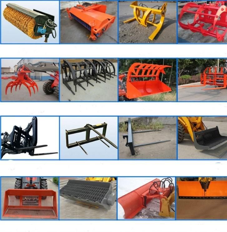 2020 Best Multifunctional Retractable Long Extended 6m Boom 4X4 Tl1500 Telescopic Wheel Front Handler Compact Loader for Sale