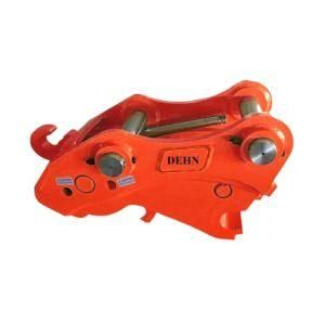 Construction Equipment Excavators Attachments Parts Manual Tilting Rotating Connector Hydraulic Quick Hitch Coupler for 5ton Excavator