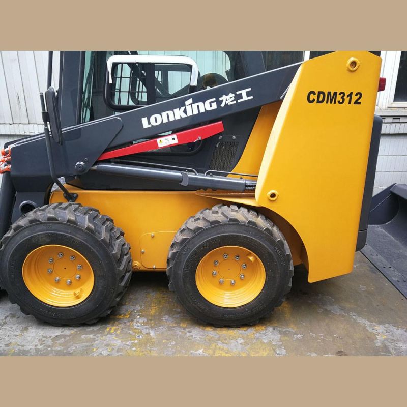 Used or New Cmd312 Lonking 1.2 Ton Wheel Skid Steer Loader for Sale