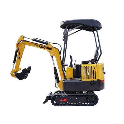 CE EPA Euro 5 China Small Micro Digger Machinery Hydraulic Excavators Crawler Mini Excavator 1 Ton 2 Ton Factory Cheaper Price for Sale