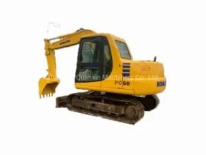 6 Ton PC60 Used Hydraulic MIDI Komatsu Excavator for Sale