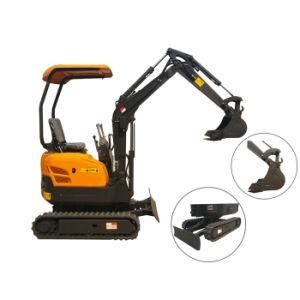 800kg Hydraulic Mini Excavator Ta08 Mini Crawler with Ce Approval