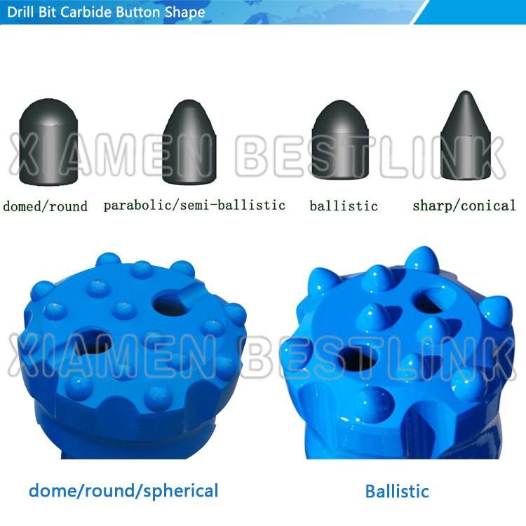 Low Air Pressure DTH Drilling Button Bits for Water Well