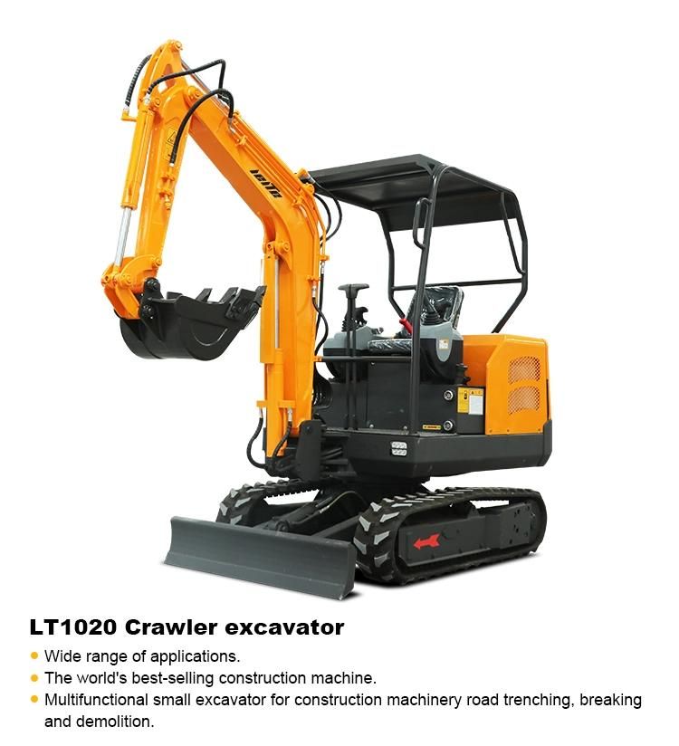 China Mini Excavator Hydraulic Crawler Excavator Hydraulic Quick Coupling 2.0ton
