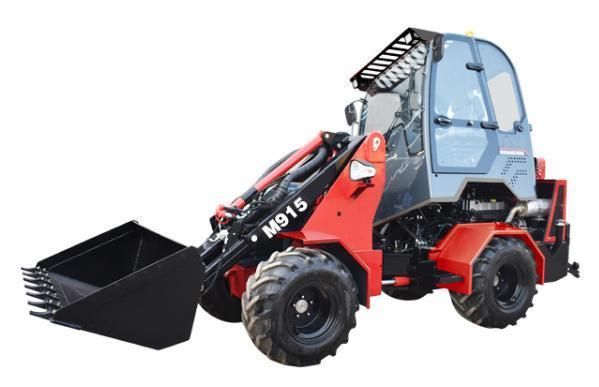 Farm Machinery Mini Loader 4WD Tractor Loader with Front End Loader and Backhoe