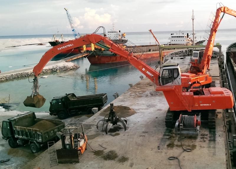China Wzy52-8c Bonny 52 Ton Hydraulic Material Handler with Crawler Type