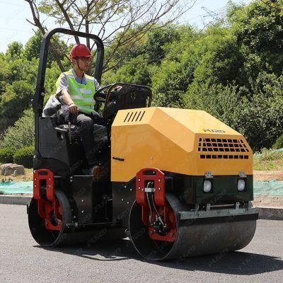 Double Drum Mini Vibratory Roller Asphalt Compactor Road Roller