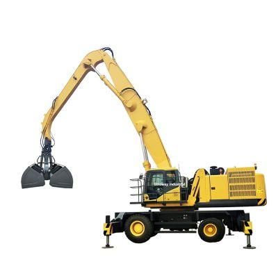 Sinoway Mobile Grab Machine 35 Ton Wheel Material Handler