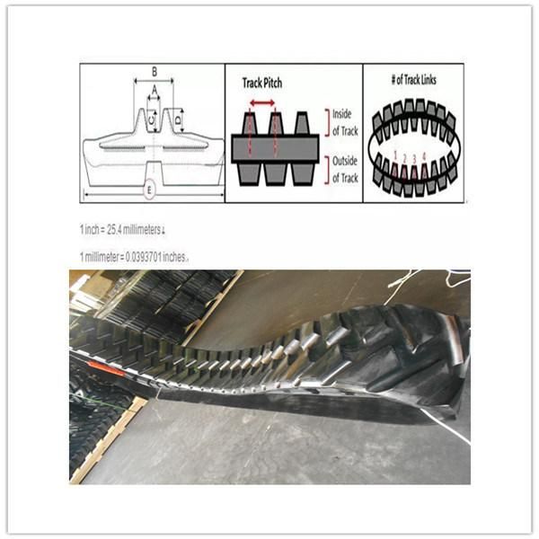 Asphalt Pavers Rubber Track for Volvo PF6110