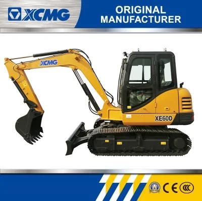 XCMG 6 Ton Xe60d Hydraulic Small Crawler Excavator Machine Prices